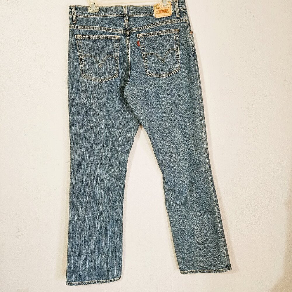 Levi's 550 Women Relaxed Boot Cut Midrise Western Y2K Jeans Size 14L - Picture 4 of 9